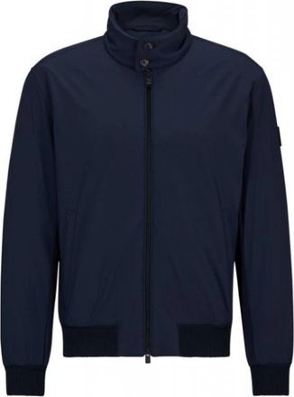 HUGO BOSS P-Cordovan Bomberjack - Heren - Bomber jackets - Blauw - 4XL - Jassen