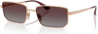 Vogue Eyewear Vo 4352S Zonnebril - Dames - Zonnebrillen - Geel - 56 MM - Accessoires