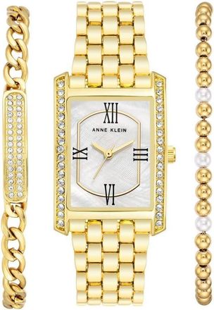 Anne Klein Classic White Dial Ladies Watch AK/3990WRST