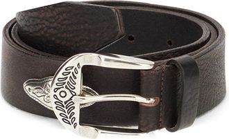 Fortela Studded Leather Belt at Nordstrom, Size 100
