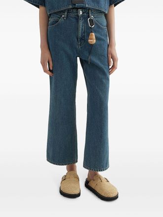 Jil Sander Denim Wijde Pijpen Jeans