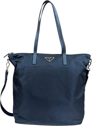 Prada Black Nero Nylon Shoulder Bag (Pre-Owned)