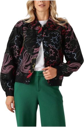 Pom Amsterdam Jassen, Dames, Zwart, M, Jacket - Autumn Garden