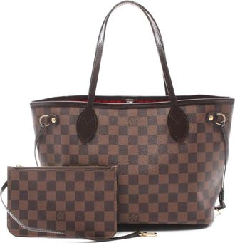 Louis Vuitton Borsa tote Neverfull PM 2018 - Marrone