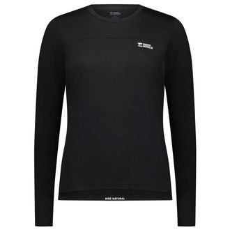 Mons Royale Diversion Merino Bike Jersey L/S Velotrikot f&uuml;r Damen | schwarz