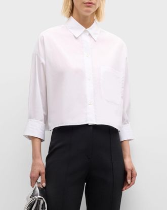 TWP Soon To Be Ex Superfine Cotton Button-Front Shirt