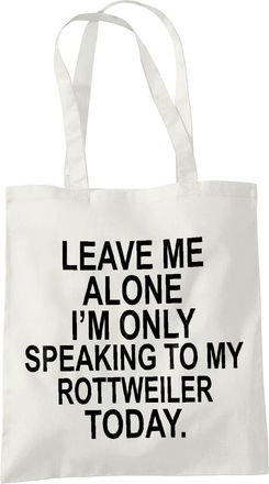 Bang Tidy Clothing Rottweiler Gifts for Dog Lovers Owners - Shopper Tote Bags for Women - Funny Reusable Shopping Bag for Groceries, Gift bags, Book Bag, Travel Bag - 10