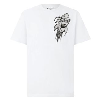 Philipp Plein Hombre, Camisetas, Blanco, Talla: 4XL