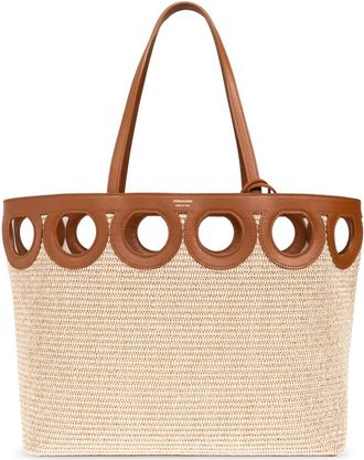 Ferragamo Shopper tas Gancio Medium - Dames - Shoppers - Beige - ONE Size - Tassen