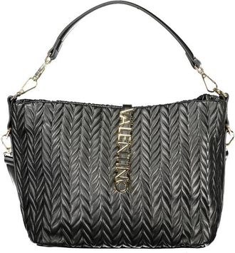 Mario Valentino Mario Valentino Zwarte Polyurethaan Dames Schoudertas