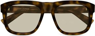 Saint Laurent Eyewear SL 558 sunglasses - men - Acetate - 57 - Brown