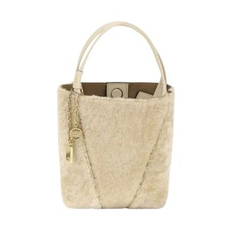Chlo&eacute; Borsa a secchiello Spin Boucl&eacute; - - Bags - Donna - Beige - ONE SIZE