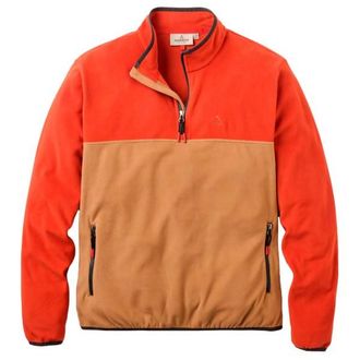 Passenger Set Off Recycled Polar 1/4 Zip Fleece 2.0 Fleecepullover f&uuml;r Herren | rot