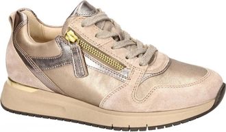 Gabor 76.446.65 Sneakers - Dames - Sneakers - Beige - 38 EU - Leer - Schoenen