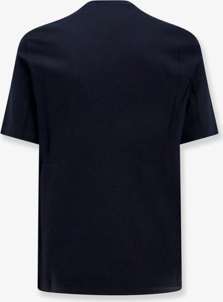 Brunello Cucinelli Mens Cotton T-Shirt Black T-Shirts And Polos