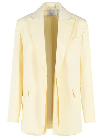 Sportmax Blazer Tenuta di Sportmax In Misto Viscosa Giallo Chiaro