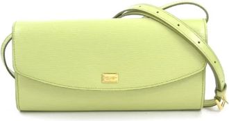 Dolce & Gabbana Pre-owned Cross Body Bags, female, Green, Size: ONE SIZE Pre-owned Leather shoulder-bags