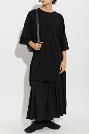 Yohji Yamamoto Oversize T-shirt, Mens, Black
