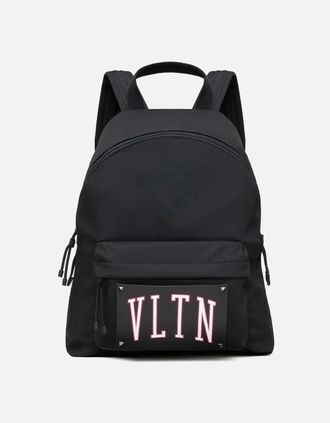 Valentino VLTN College Nylon Backpack - Black - Size: 0