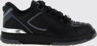 Versace Sneakers Biggie Basket in pelle di vitello con logo Medusa