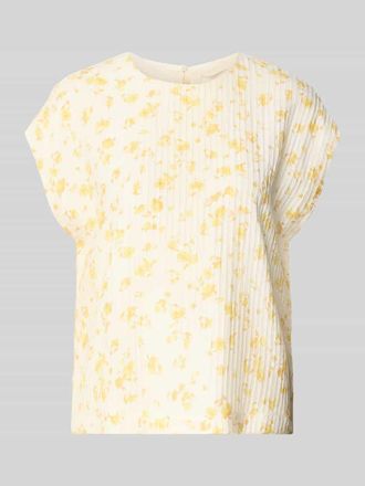 Moss Copenhagen Regular Fit Blusentop mit Strukturmuster Modell Falisha in GELB, Größe XL