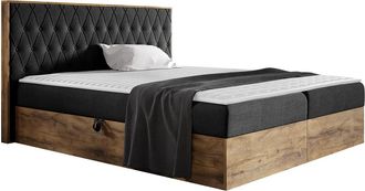 Mirjan24 Cama Continental Navis Ii, Twist 23, Continental, Doble, 200x200, Tapiz, Somieres, 208x208x103cm