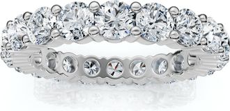 Pompeii3 3Ct Mary Diamond Eternity Wedding Ring 14k Gold or Platinum Lab Grown EF/VS