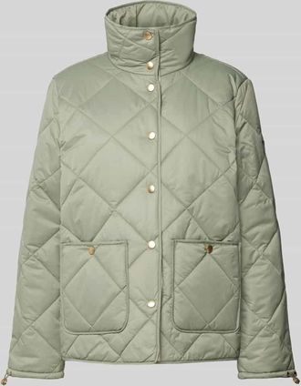 Christian Berg Steppjacke mit Stehkragen in Schilf, Gr&ouml;&szlig;e 44