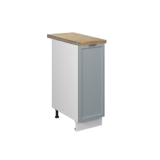 Vicco Armario De Farmacia Fame-line, Azul Claro-gris, 30 Cm, Et Roble, Vicco