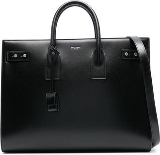 Saint Laurent Logo-debossed Tote Bag