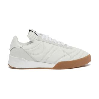 Courrèges Sneakers, female, White, 7 UK, Club 02 Leather Low Top Trainers
