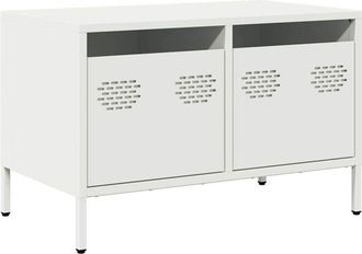 vidaXL Vidaxl - tv Cabinet White 68x39x43.5 cm Cold-rolled Steel