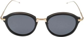 Thom Browne Acetate en Titanium Ronde Zonnebrillen - unisex - Zonnebrillen - Veelkleurig - ONE Size - Accessoires