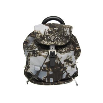 Prada Camouflage Backpack Tessuto Multicolour Nylon Backpack Bag (Pre-Owned)