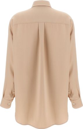 Brioni Silk Cady Shirt - Beige