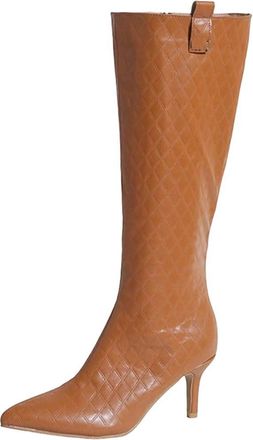 Generic Womens Pointed Toe Knight Boots Thin Heel Side Zipper Knee-High Long Boots