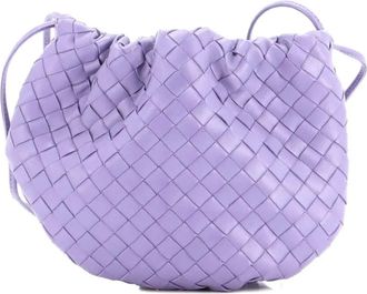 Bottega Veneta Bulb Shoulder Bag Intrecciato Nappa Mini crossbody bag - Paars