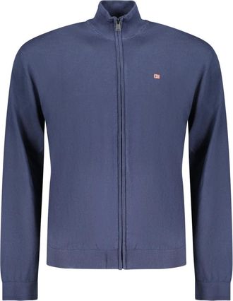 Napapijri Decatur FZ - Heren - Vesten - Blauw - 2XL - Katoen - Truien & Vesten