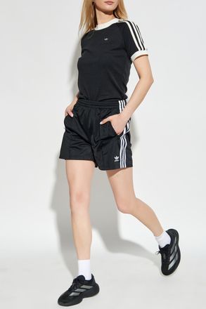 adidas Shorts With Embroidered Logo, Womens, Black
