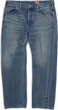 Fortela Ibara 29 Japan Denim Five Pocket Regular Fit Pants in Custom Wash at Nordstrom, Size 34 X 29