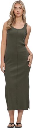 MY ESSENTIAL WARDROBE MWMandy RN Jurk - Dames - Kleedjes - Groen - M - Katoen - Kleedjes