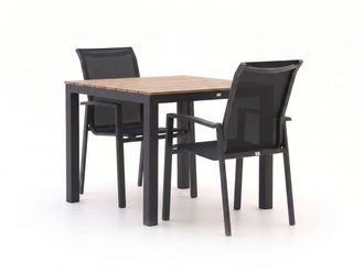 Forza Furniture Forza Centallo/Fidenza 90cm dining tuinset 3-delig stapelbaar