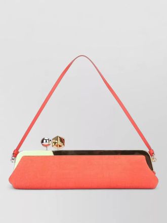 Jacquemus rectangular salon clutch bag shoulder strap
