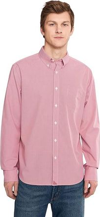 UNTUCKit Wrinkle-free Cadetto Shirt Mens Clothing Brick Red : 2XL Regular Fit, Cotton