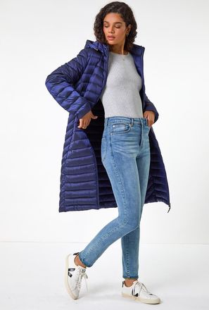 Roman Longline Hooded Padded Coat