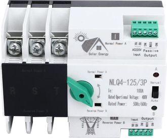 OEM Interruptor De Transferencia De Potencia Doble Sin Interrupci&oacute;n Selector De Circuito De Conmutaci&oacute;n Autom&aacute;tica Con Buen Aislamiento 400 V 100 A
