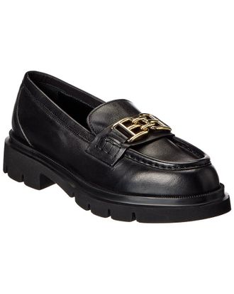Bally Weaty Leather Loafer