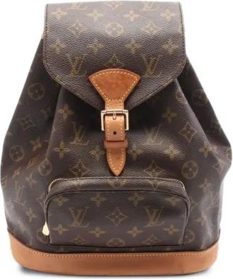 Louis Vuitton Zaino Montsouris MM 2001 - Marrone