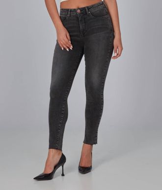 Lola Jeans Alexa High Rise Skinny Jeans In Smokey Grey
