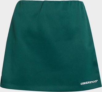 Casablanca Scuba Side-Stripe Mini Skirt